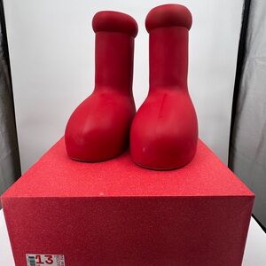 MSCHF Big‎ Red Boots • Size 13 • With Box • Worn Once